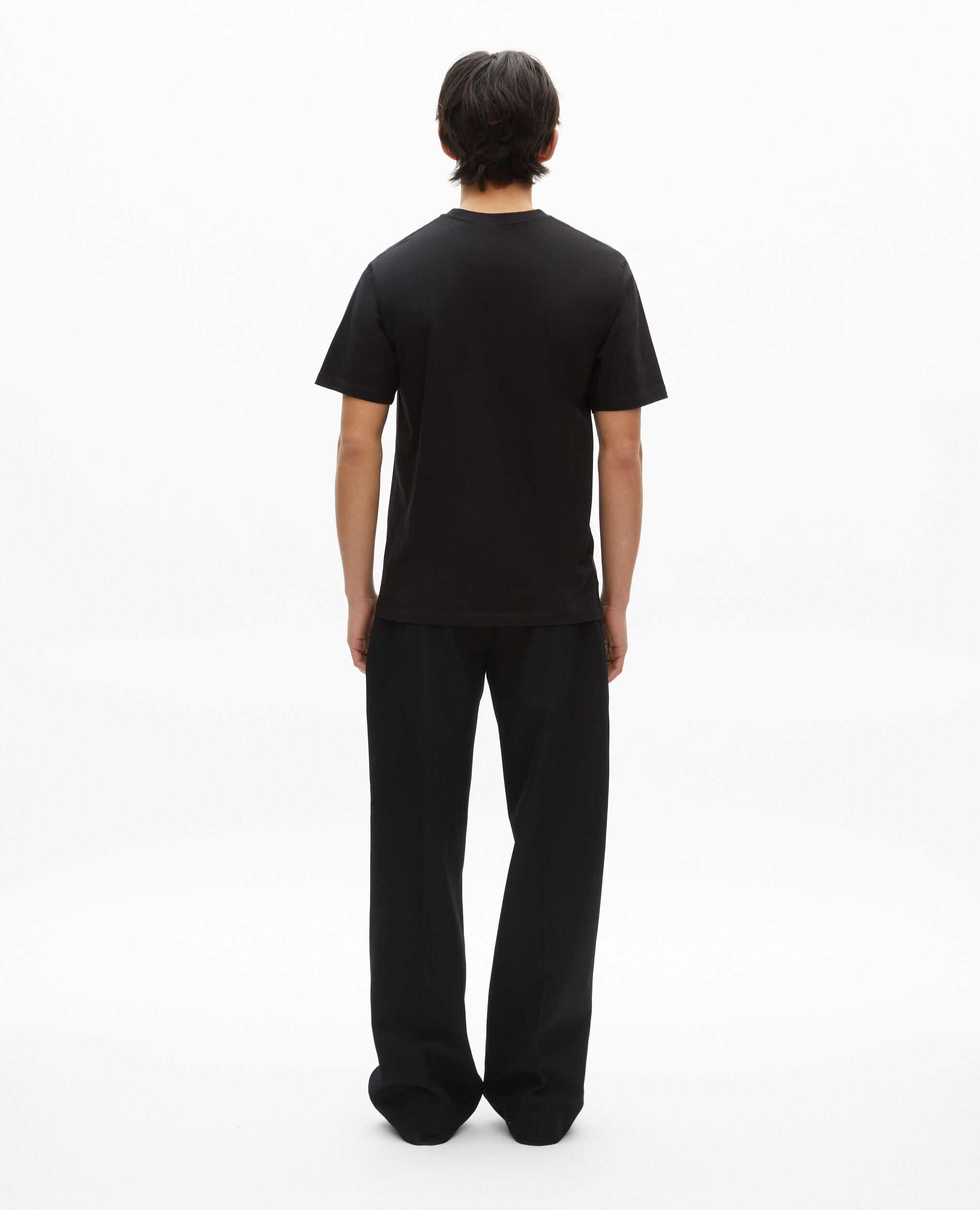 T-shirt avec flocage coeur noir
