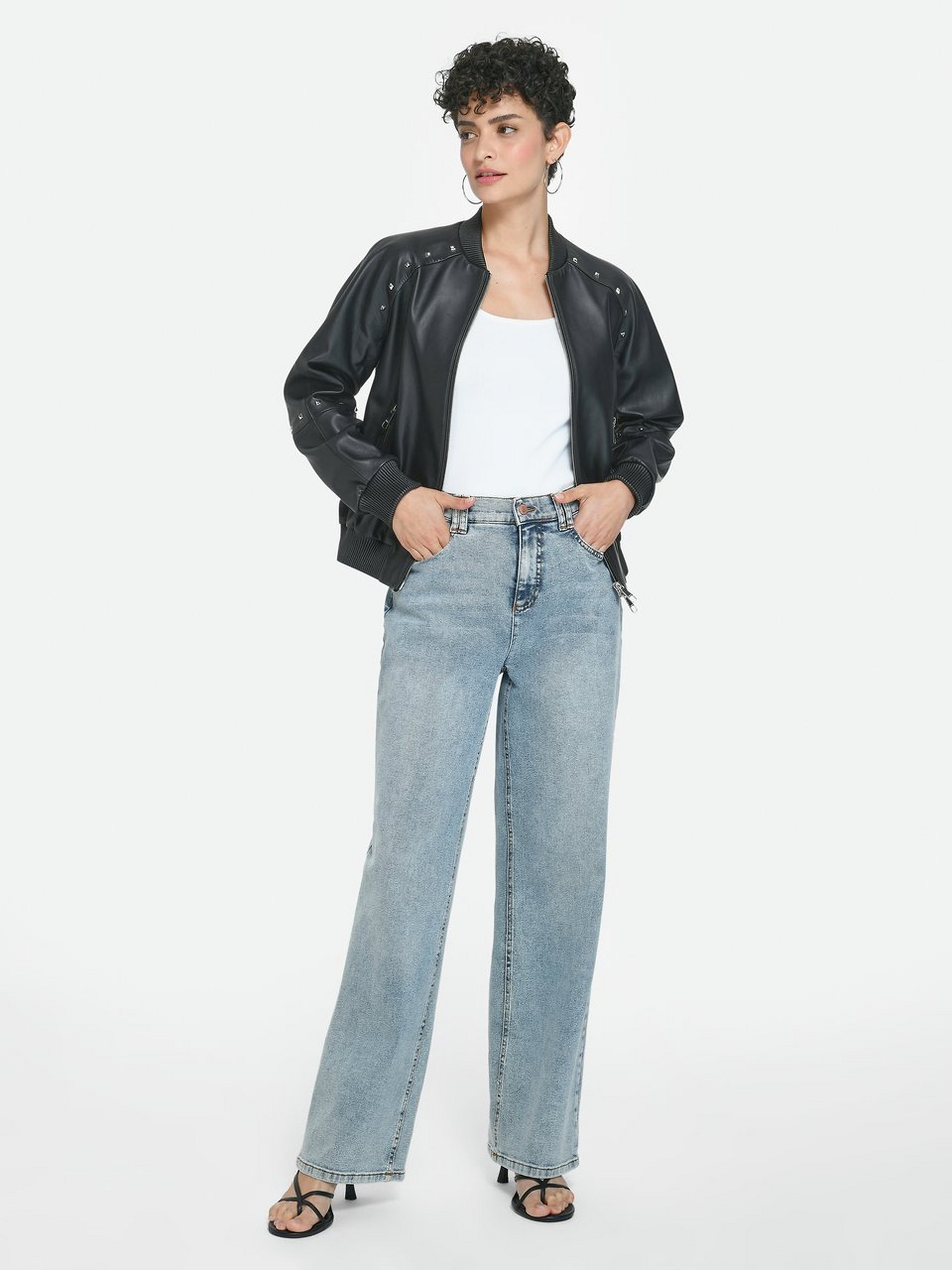 Lederjacke Sanito