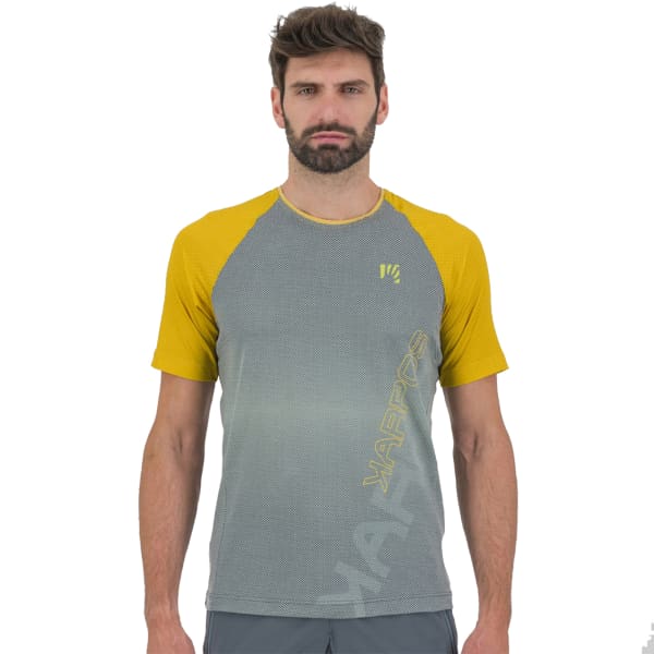 T-shirt randonnée KARPOS MOVED EVO JERSEY DARK SLATE/LEMON CURRY