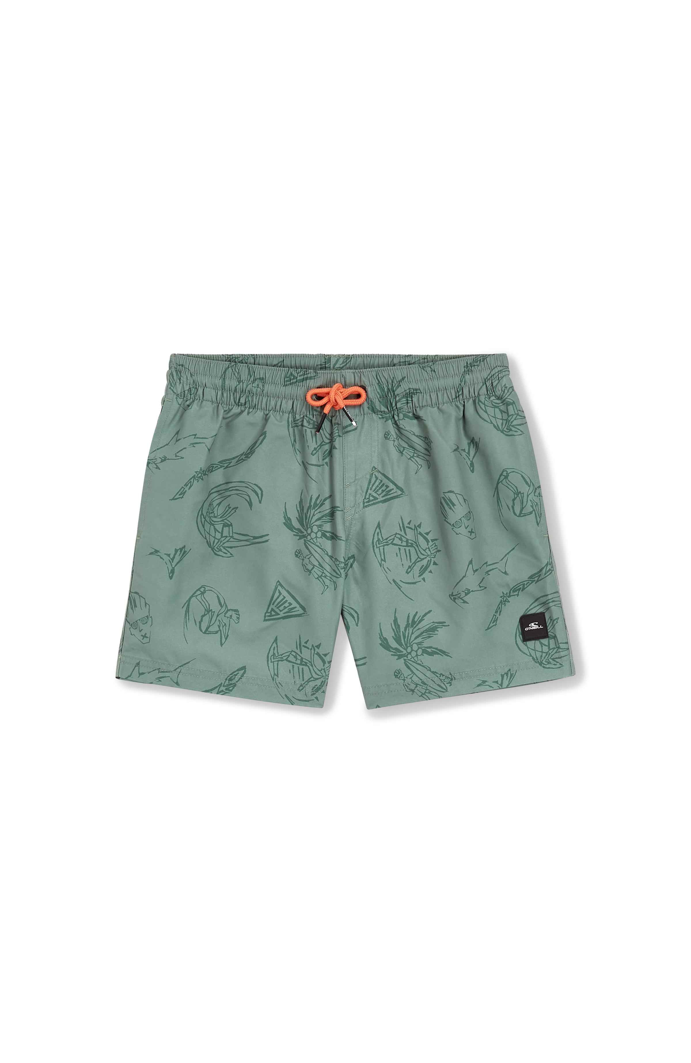 Jongens Mix and Match Cali Print 13'' zwembroek O`Neill Grijsgroen