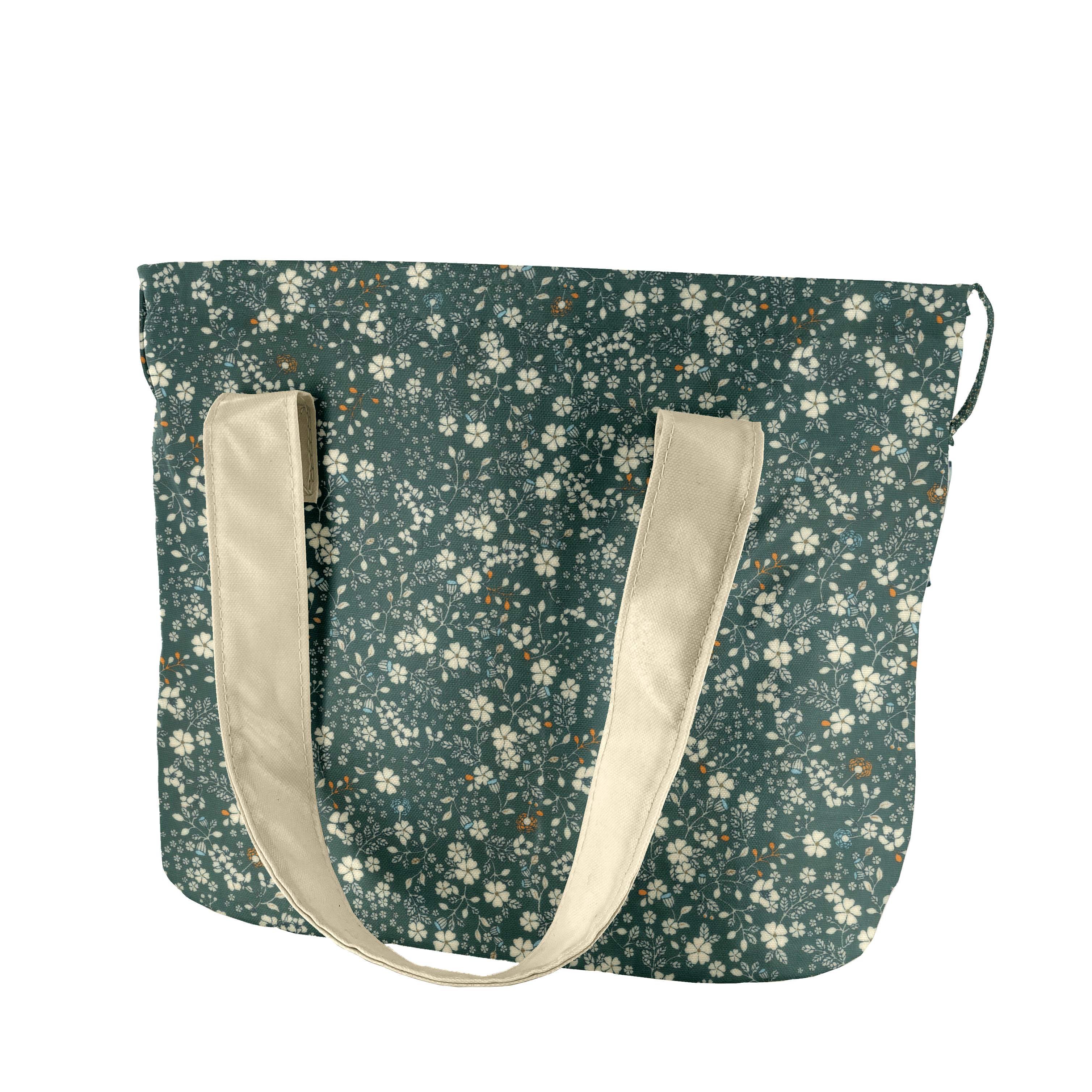 Sac Lunch Isotherme Fleuri Kaki