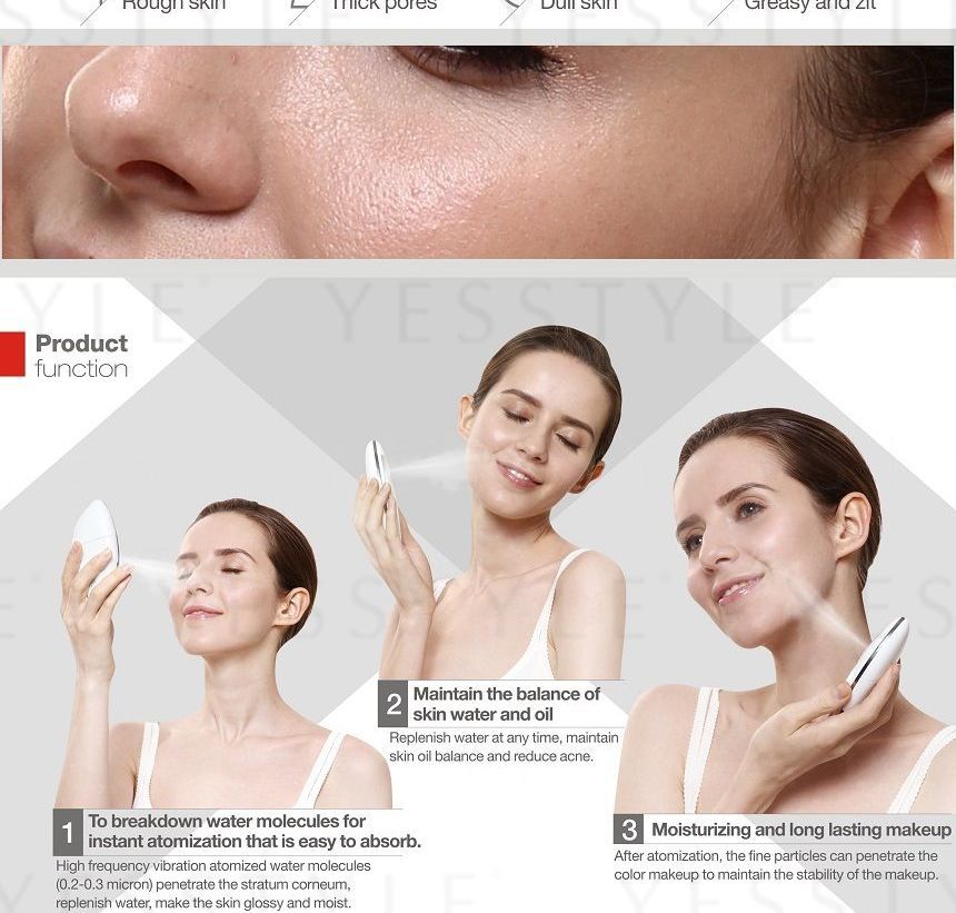 LIFETRONS - Nano Mist Spray Moisturizer met ultrasone technologie
