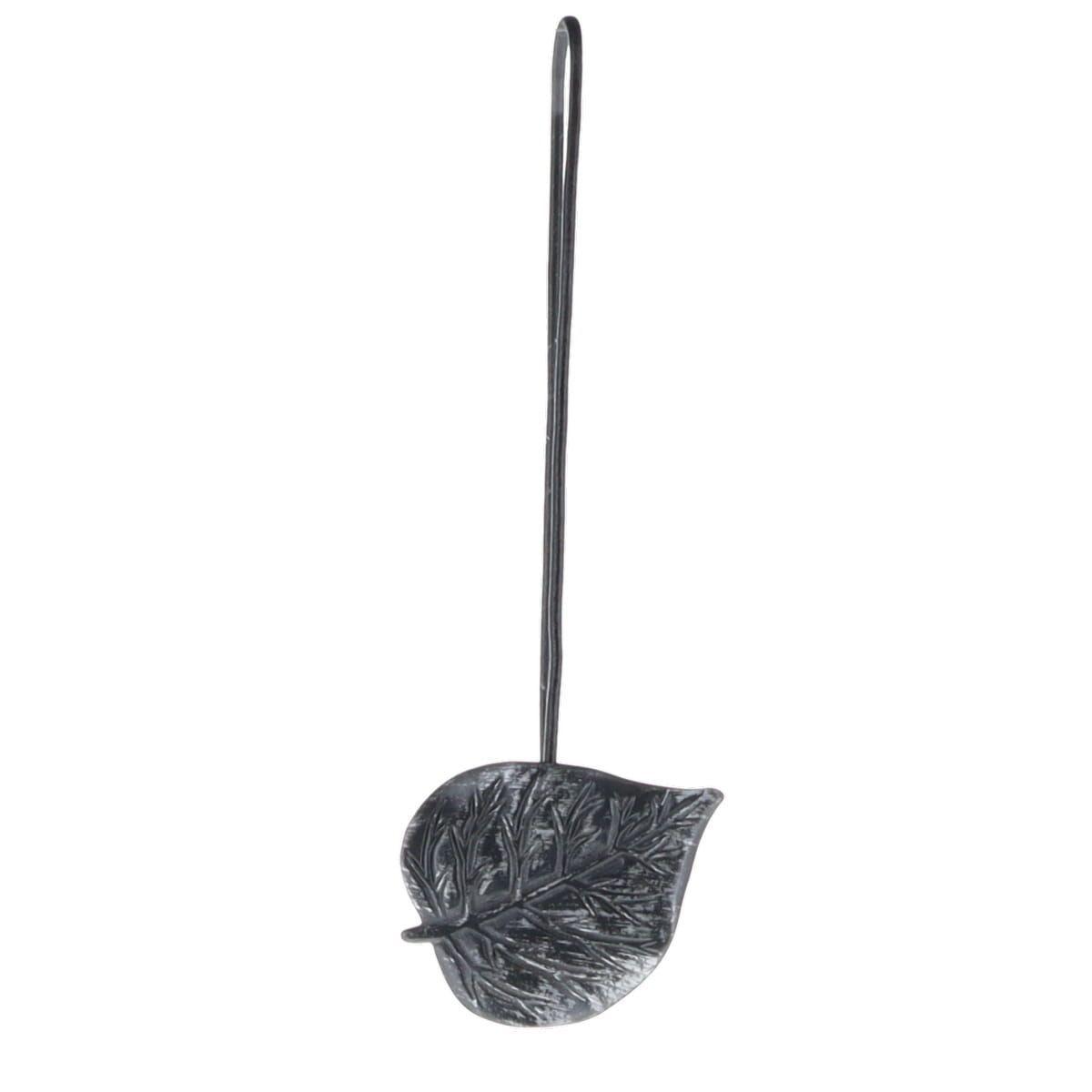 EMBRASSE RESINE AIMANTEE MIRABEAU MOYEN MODELE NOIR ARGENT