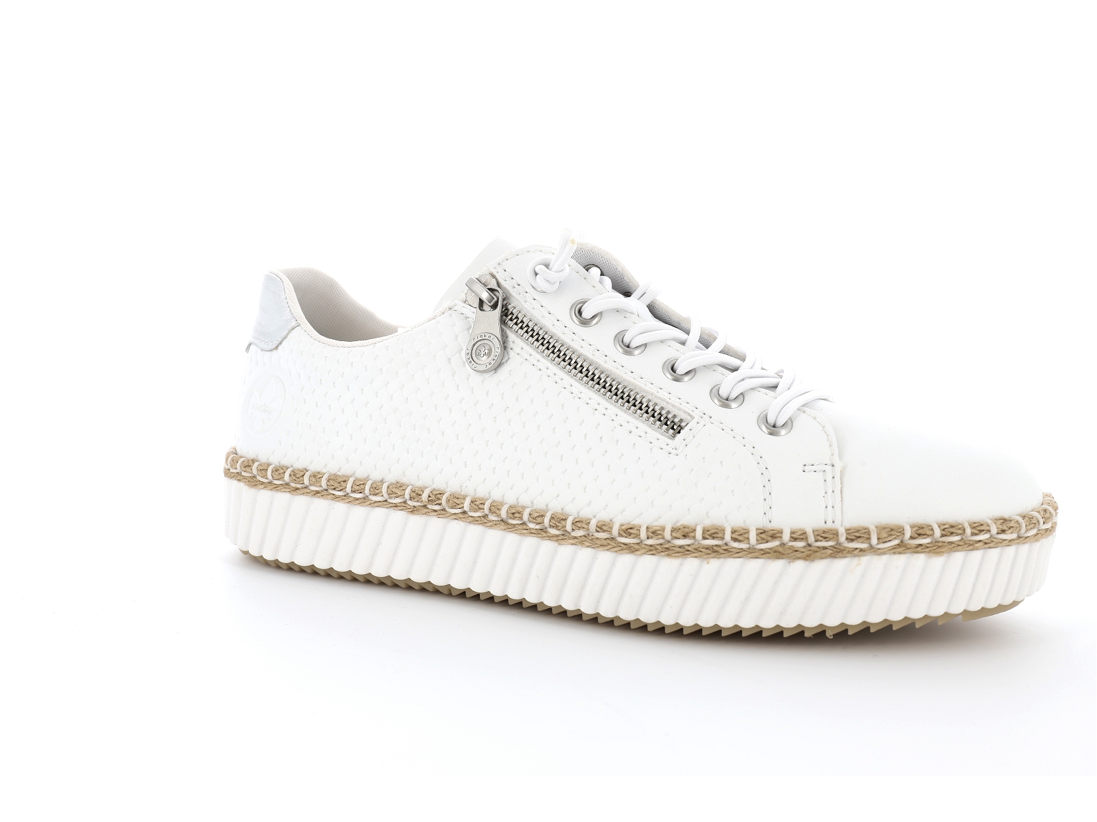 Rieker-M2940 Synthétique Blanc