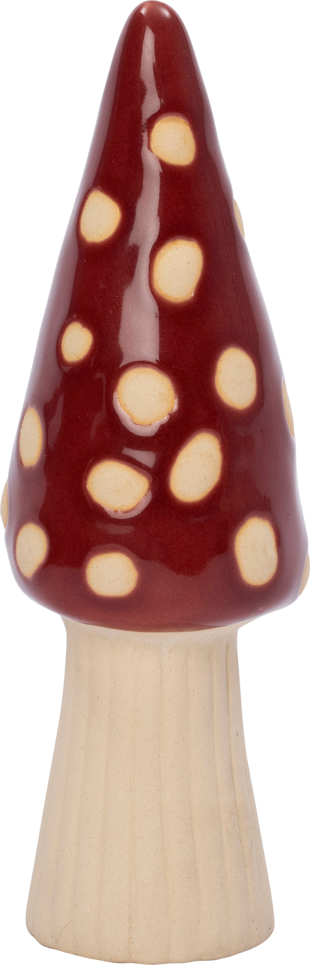 Intratuin beeld Olatra rood / crème D 4,3 H 13,5 cm