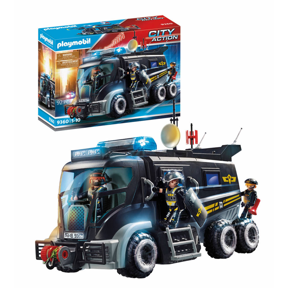 PLAYMOBIL City Action SIE-truck met licht en geluid 9360