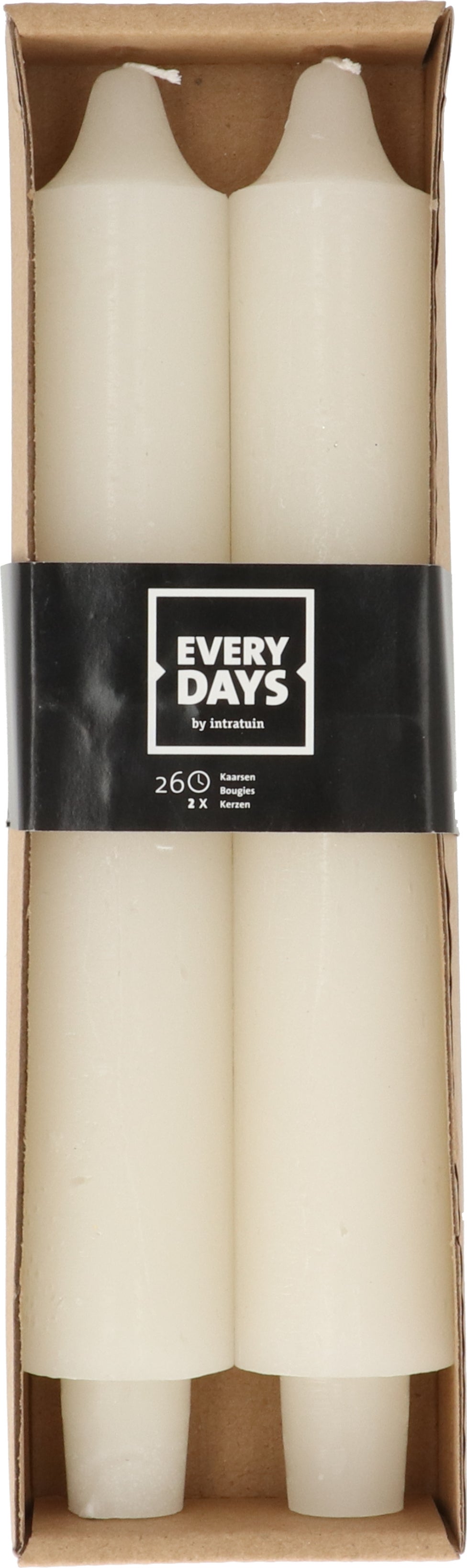 Everydays dinerkaars Rustiek crème 24 uur 2 stuks