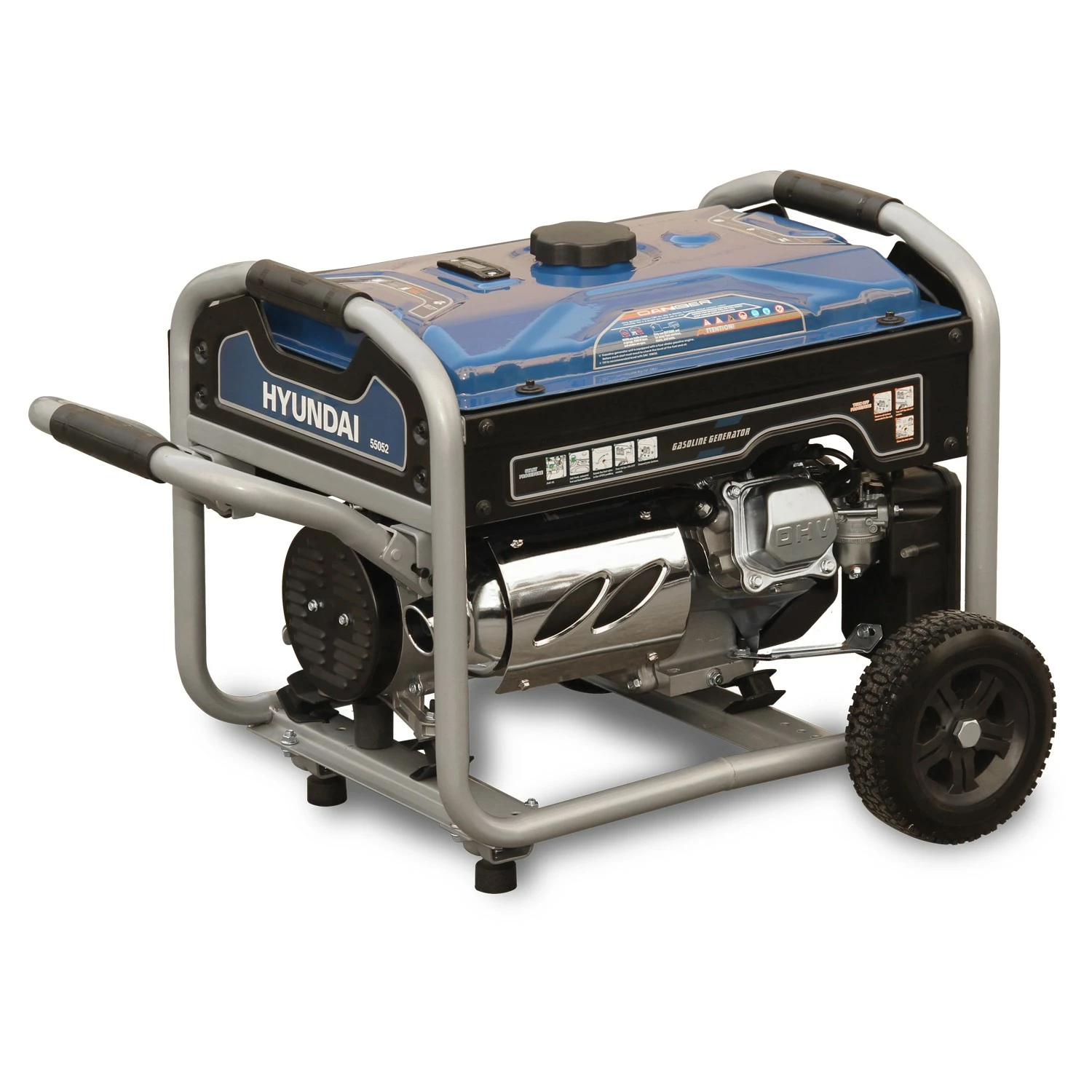 Hyundai 55052 Benzine generator met elektrische start - OHV motor - 3000W