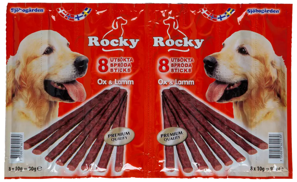 Sjöbogårdens Hundesnack okse & lam 8-pak