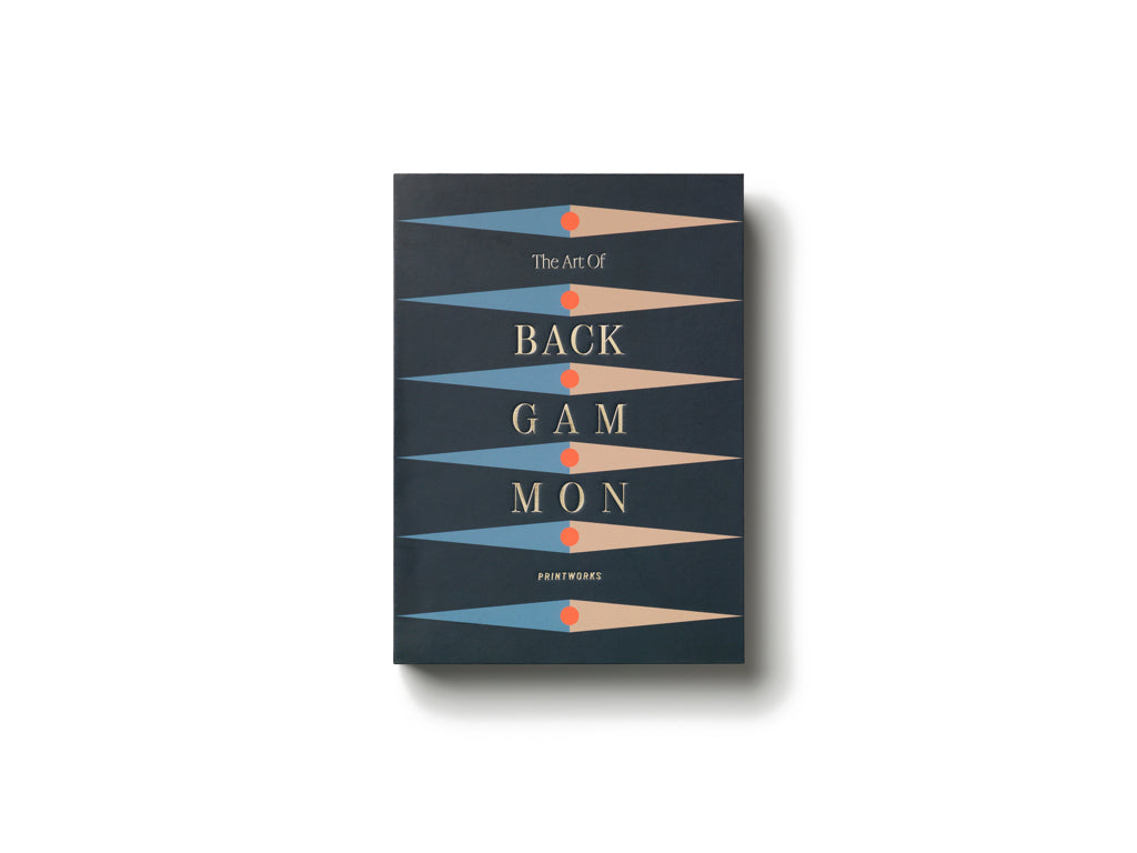 Printworks Spel Classic - Art of Backgammon - Antraciet