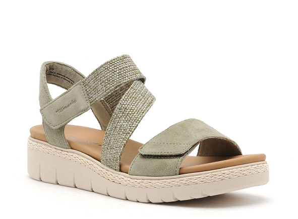 Tamaris nu pieds plats femme 28241 42 kaki