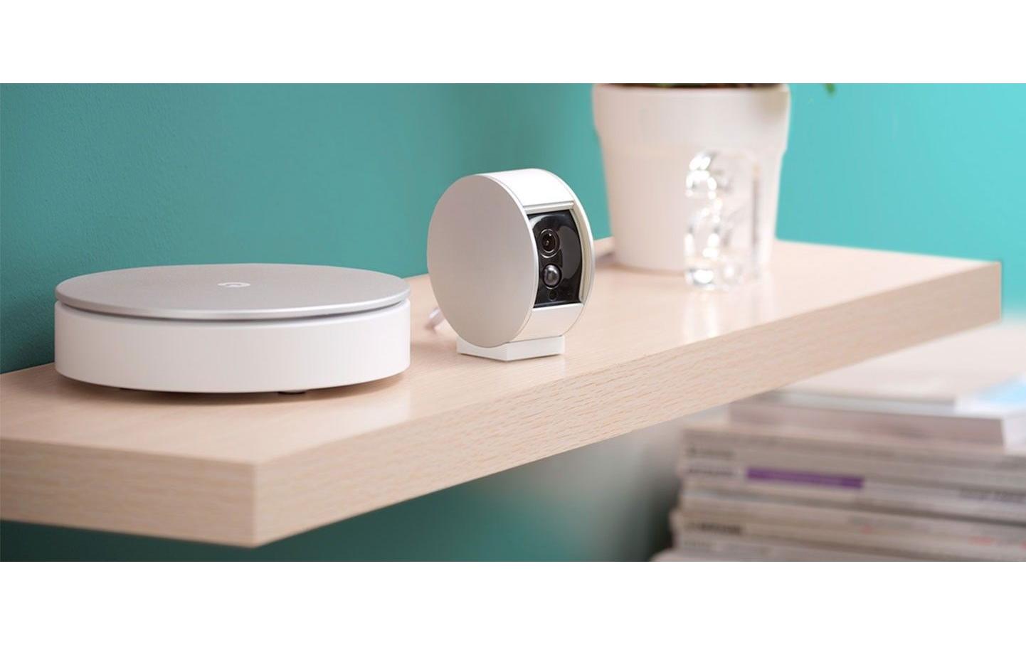 Netzwerkkamera ONE+ Weiss<br>HD-Sicherheitskamera mit Blende