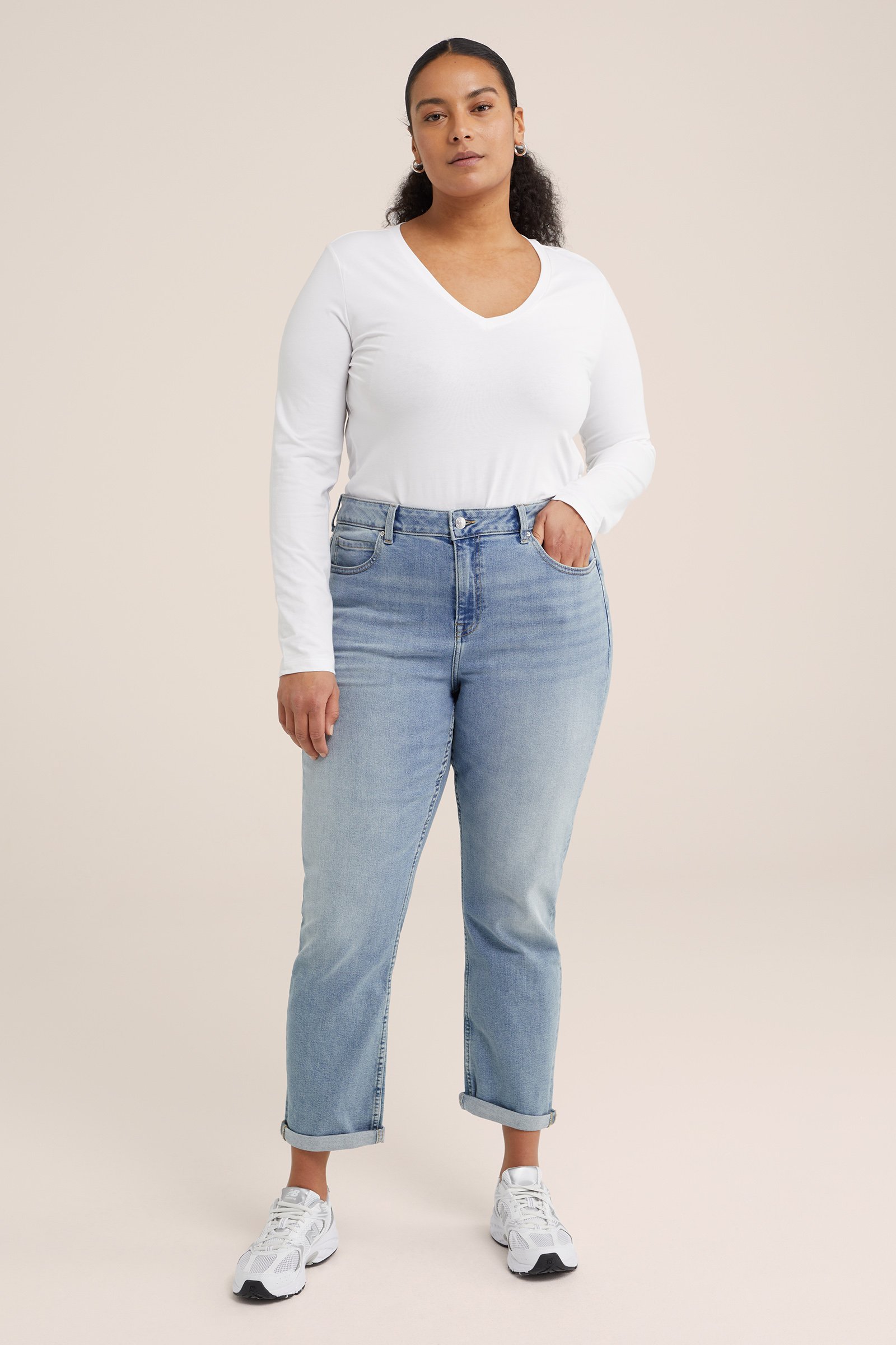 T-shirt - Curve WE Fashion Wit