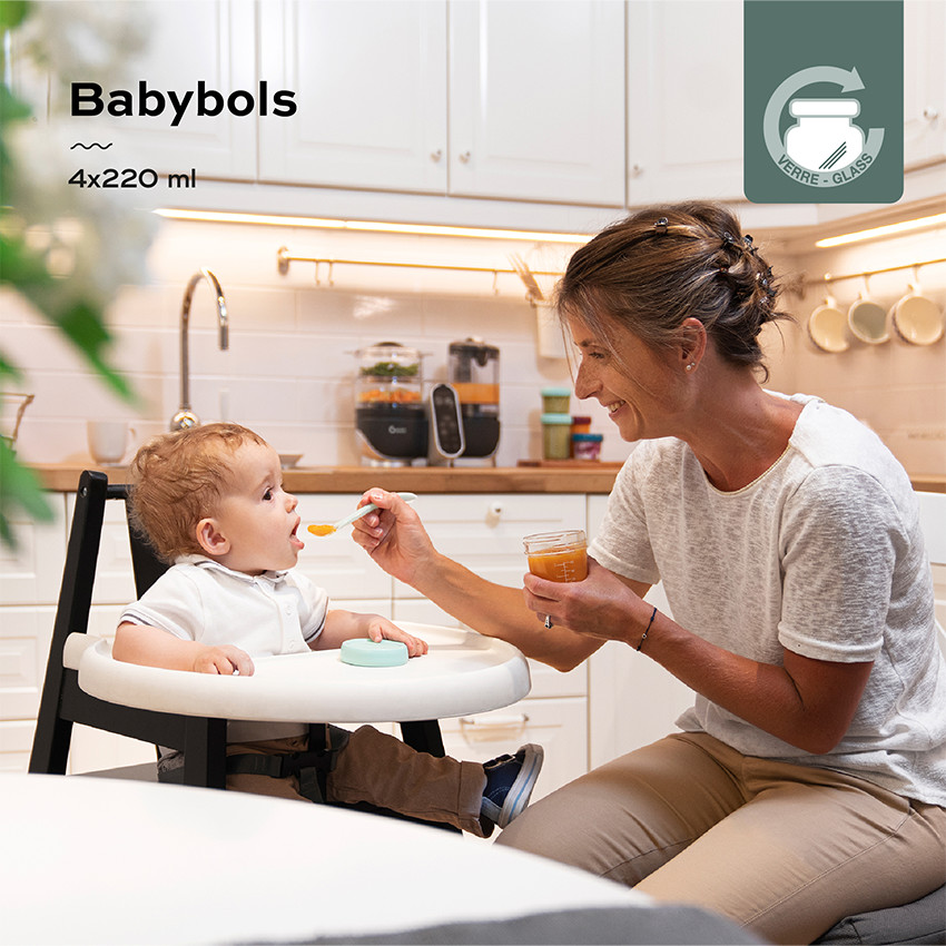 Lot de 4 Babybols en verre - 240ml