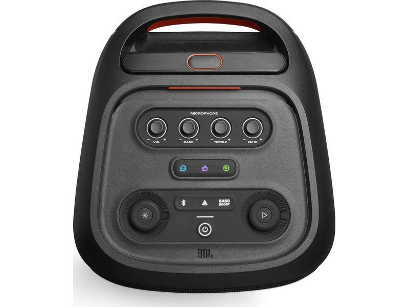 JBL Bluetooth Speaker Partybox Stage 320 Schwarz Tragbarer Partylautsprecher mit Rollen