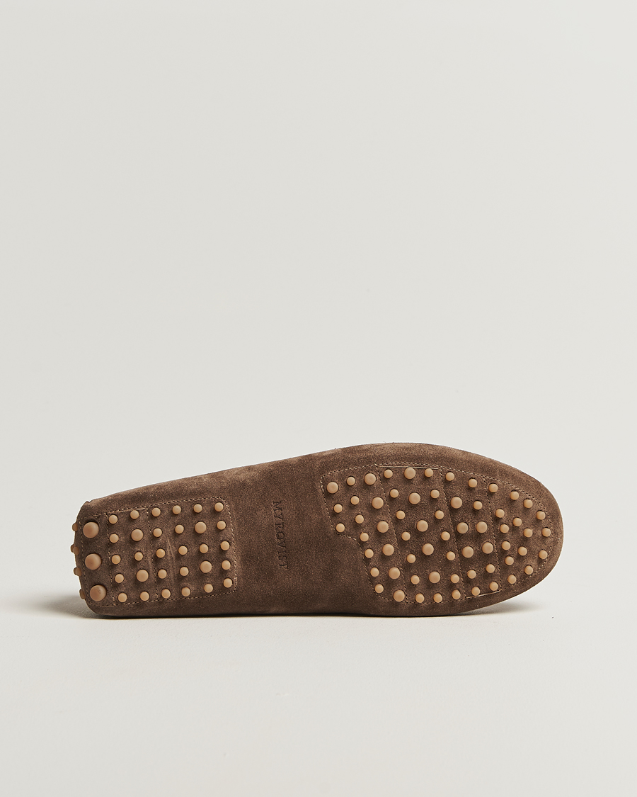 Myrqvist Tofta Car Shoe Taupe Suede