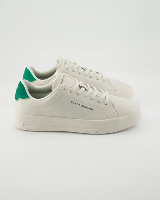 Tommy Hilfiger TH COURT LTH DETAIL ESS Sneaker in Weiß