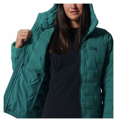 Doudoune Femme Mountain Hardwear Stretchdown Hoody Vert
