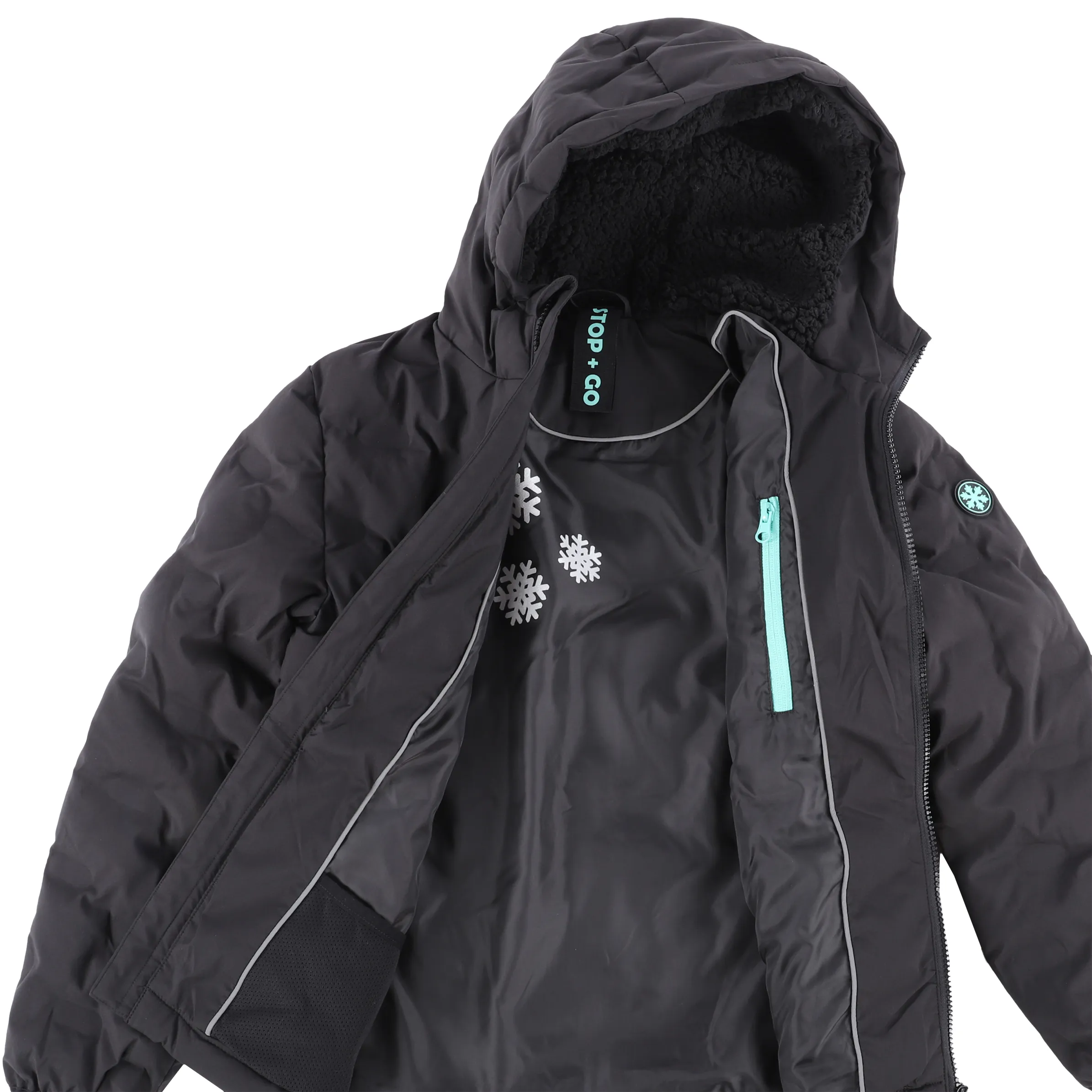 Mädchen Winterjacke mit Kapuze