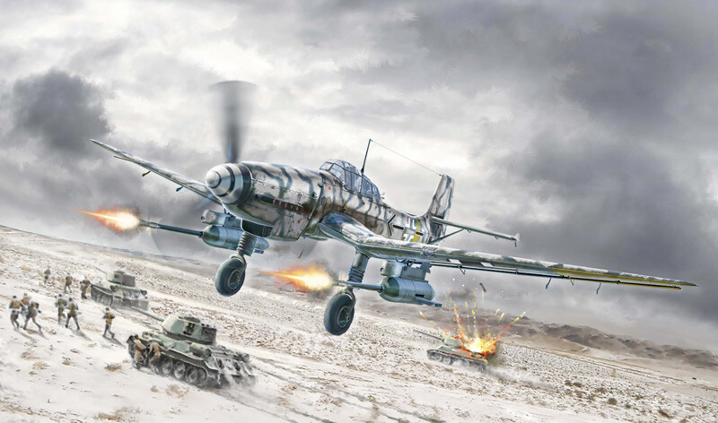 Italeri - Ju 87 Kanonenvogel Fly Byggesæt - 1:72 - 1466