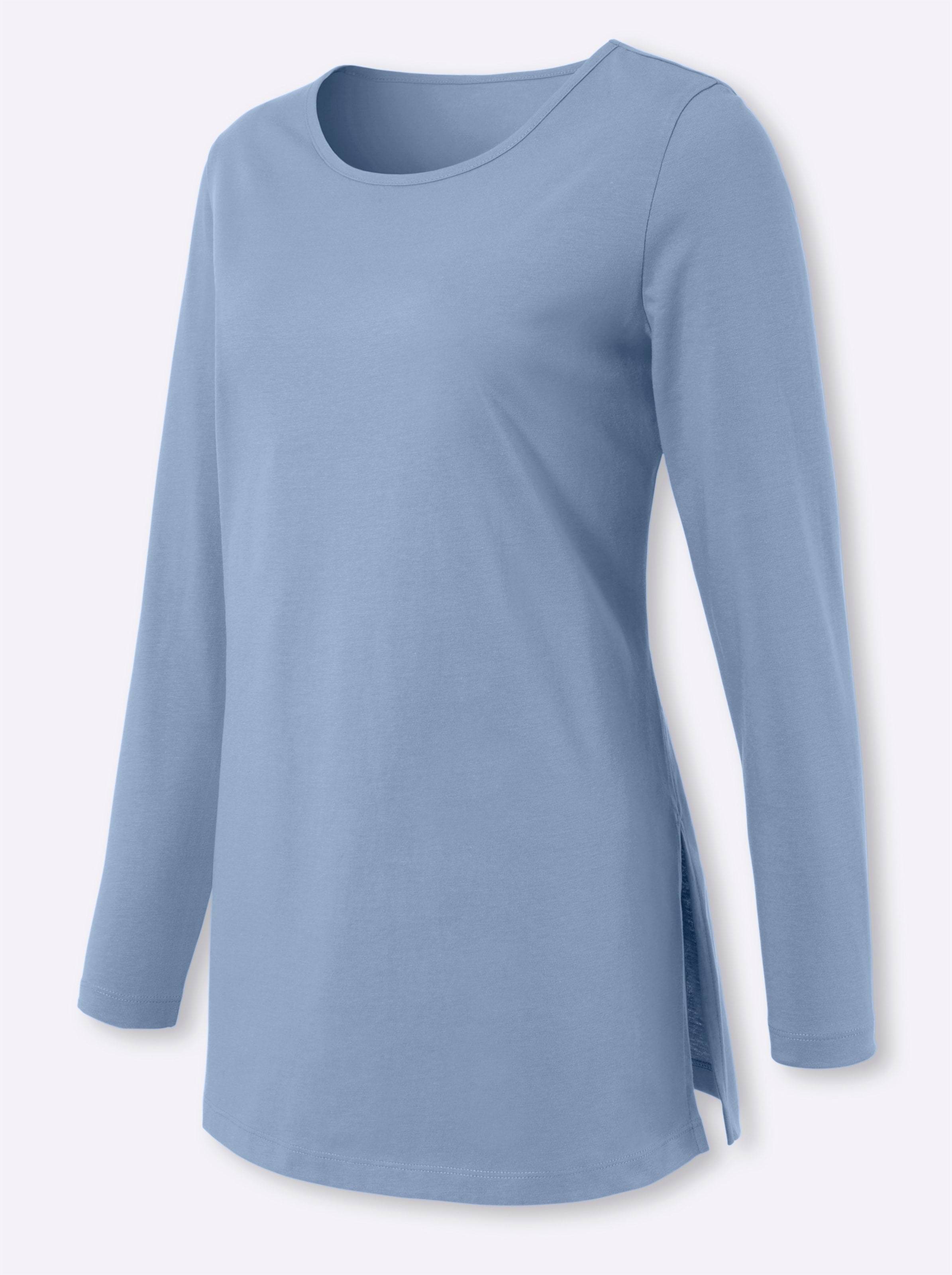 Langarmshirt in bleu