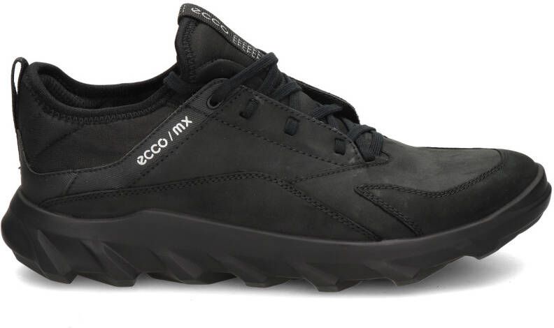 ECCO MX M Heren nubuck sneaker Zwart Size: 45 (UK 10.5-11)