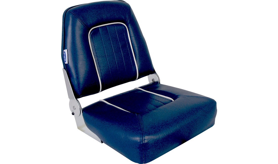 Marinvent styrestol s40 stand. blå m/lyse grå, bredde 40 cm