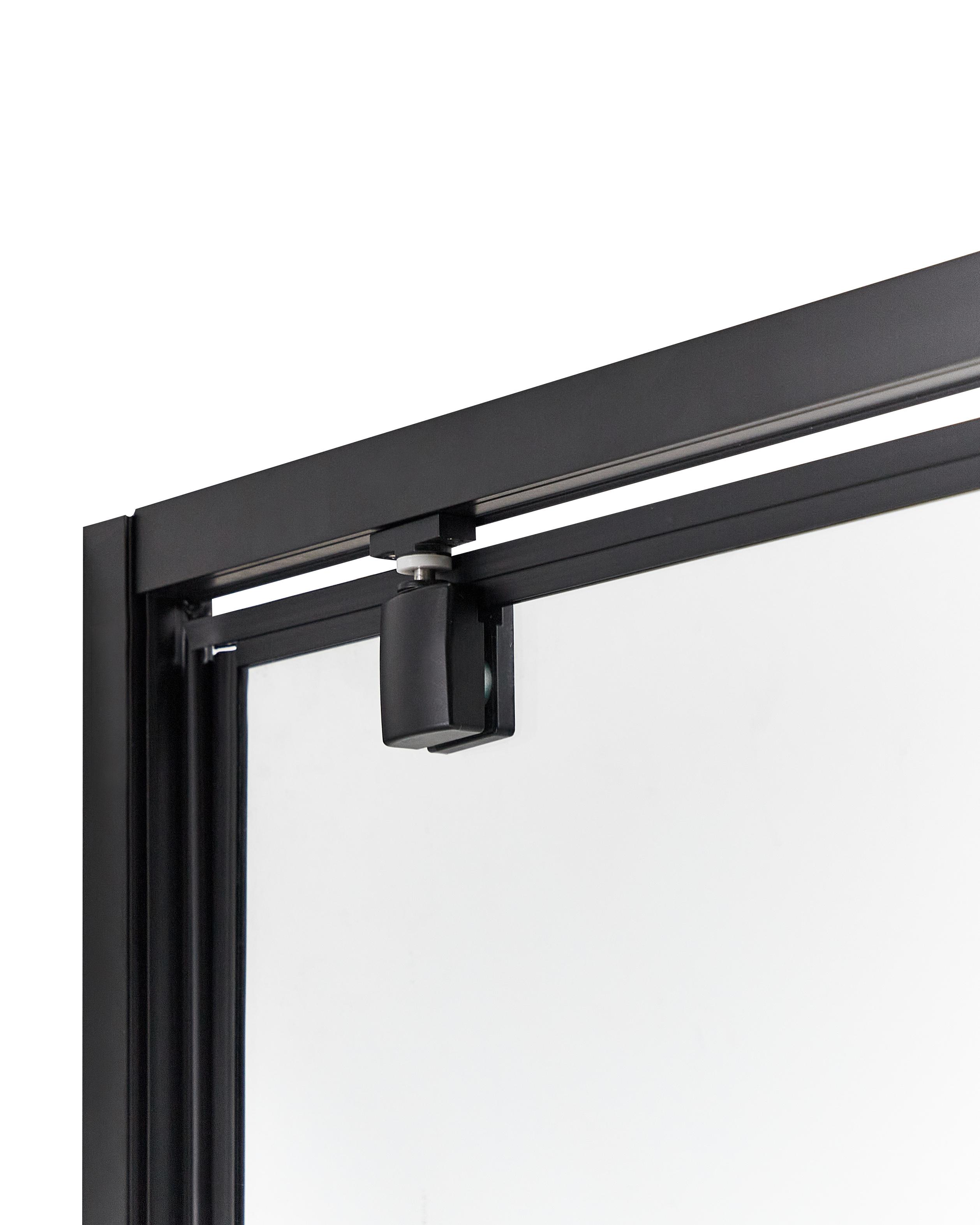 Douchecabine DARLI 90 x 90 x 185 cm Zwart