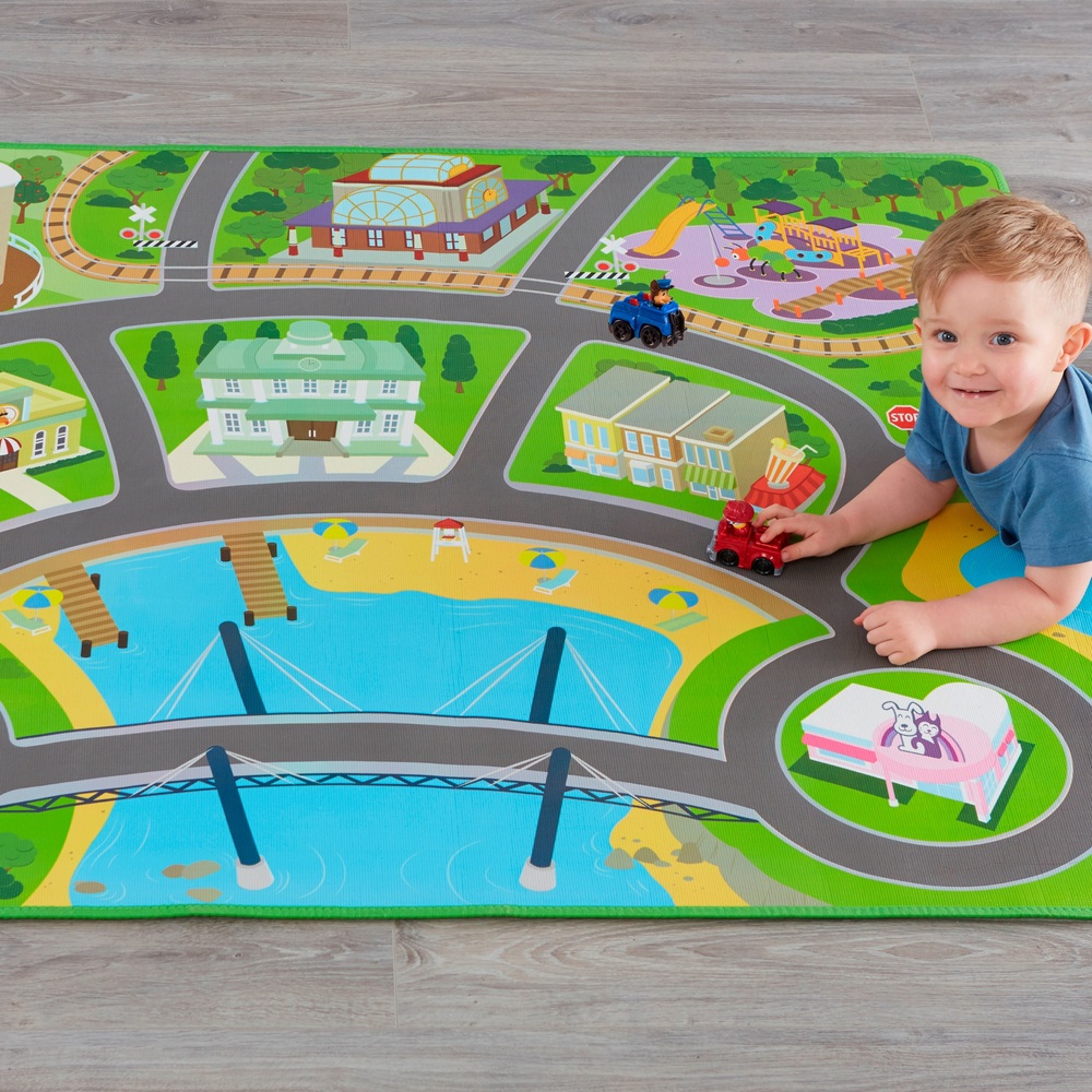 PAW Patrol Mega-Spielmatte mit zwei Fahrzeugen