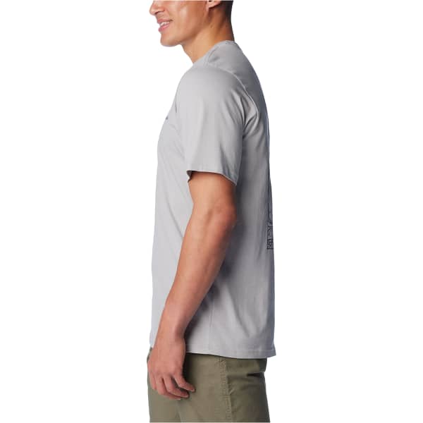 T-shirt COLUMBIA ROCKAWAY RIVER BACK GRAPHIC SHORT SLEEVE TEE COLUMBIA GREY/ROCKY ROAD