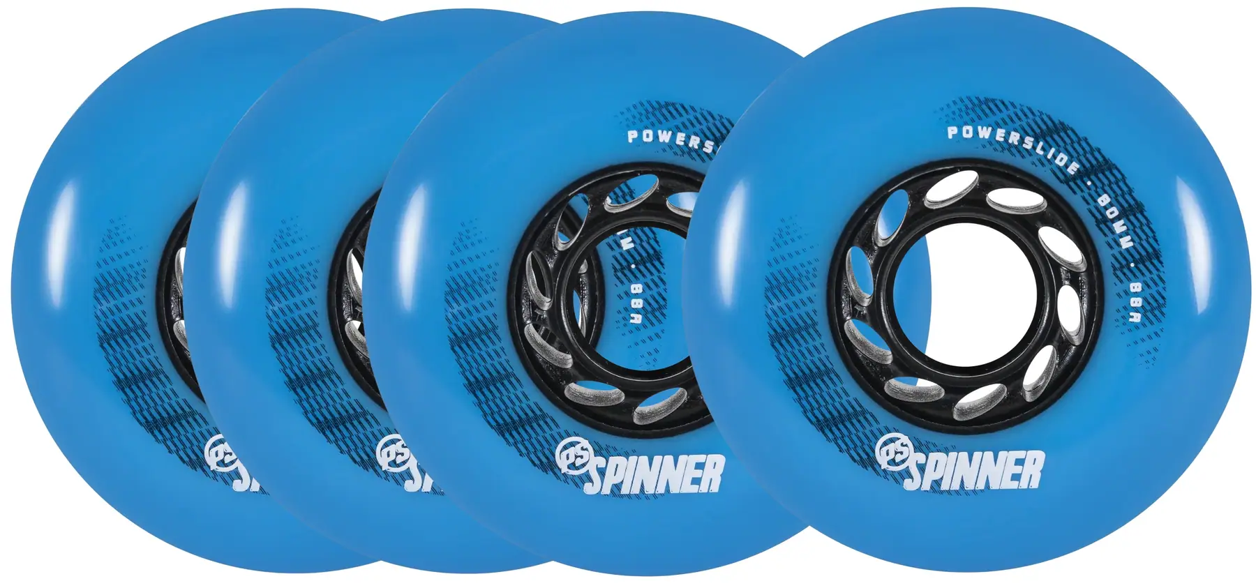 Powerslide Spinner 80 Wheel 4-Pak - Hjul Freeskate | SkatePro