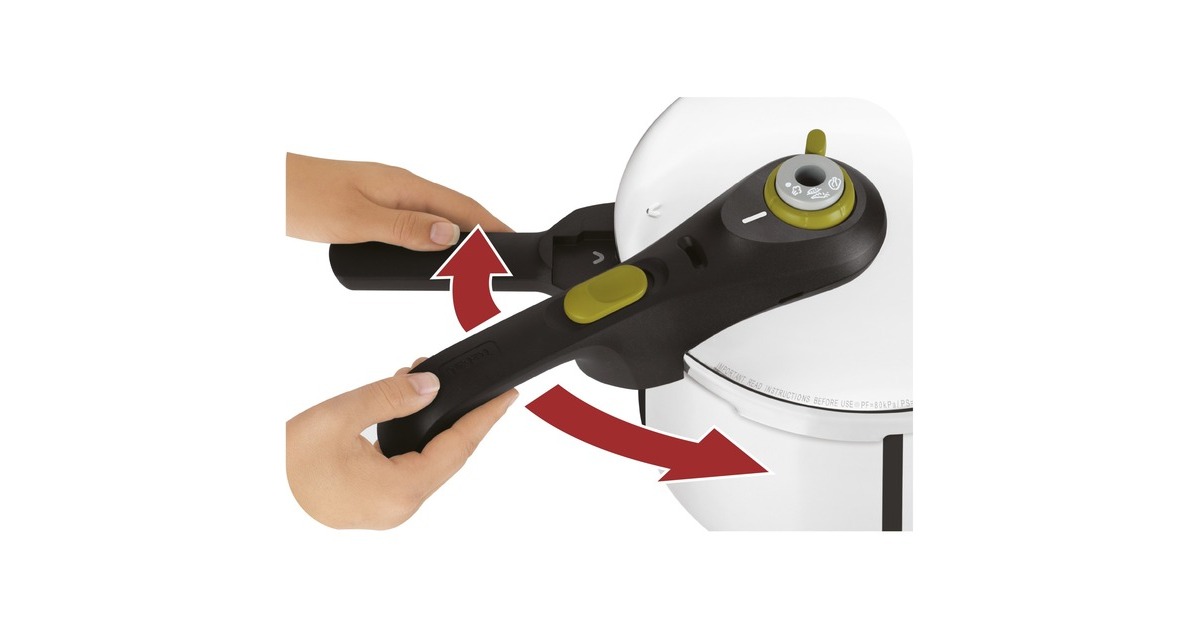 TefalSnelkookpan Secure 5 Neo P2530738  (Roestvrij staal/zwart, 6 Liter)