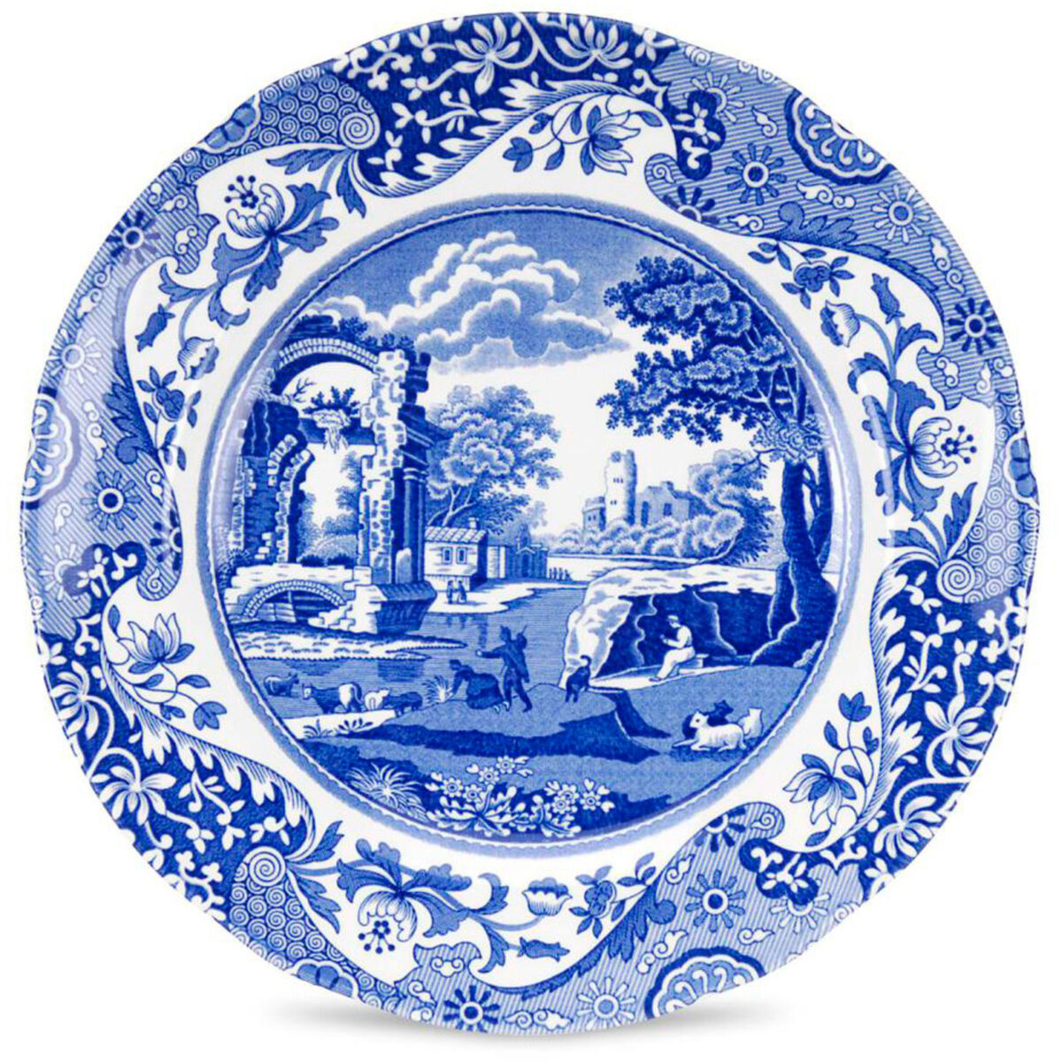 Blue Italian Desserttallerken 20 cm