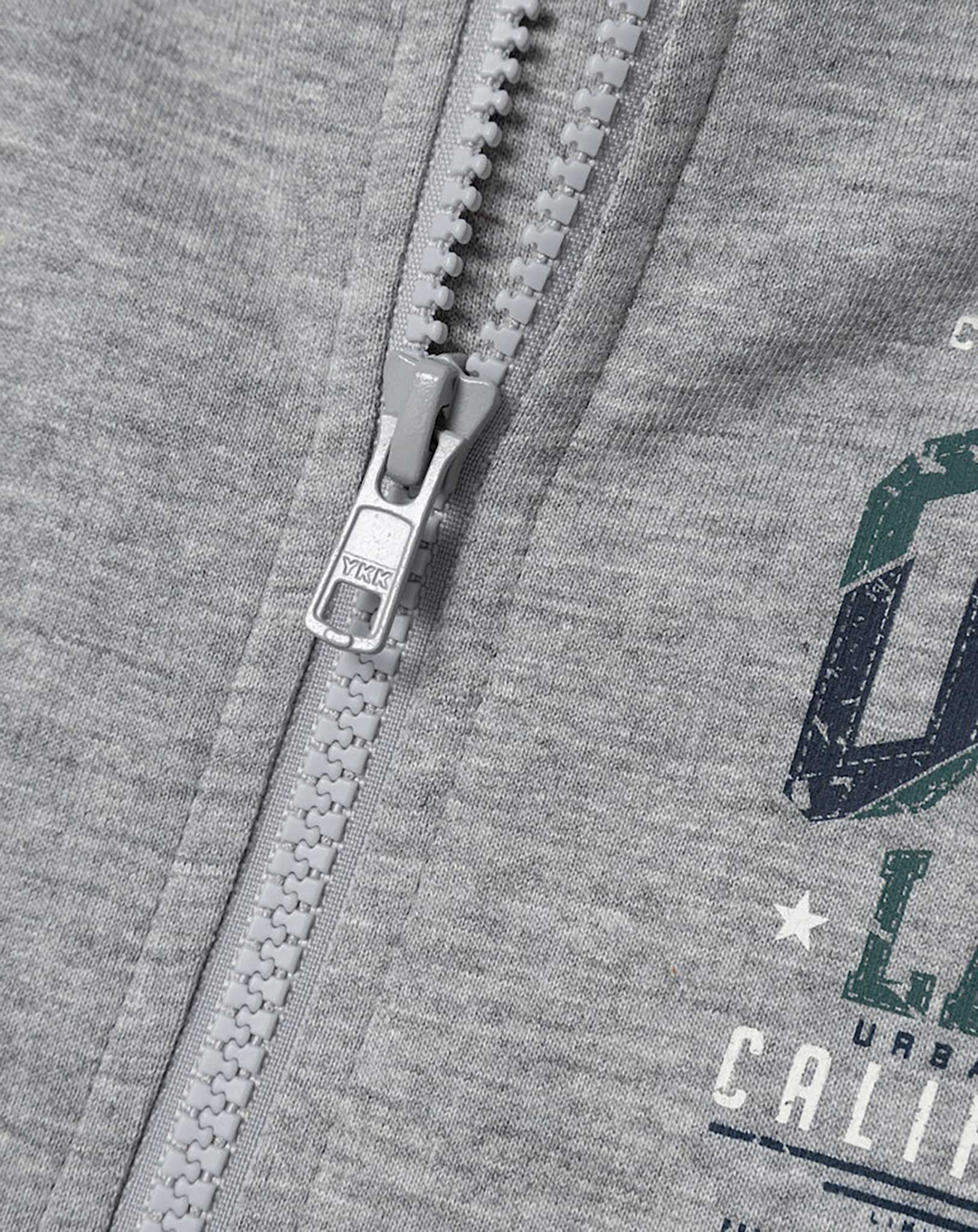 Kapuzen-Sweatjacke NKMBATOOL OAKLAND in grey melange