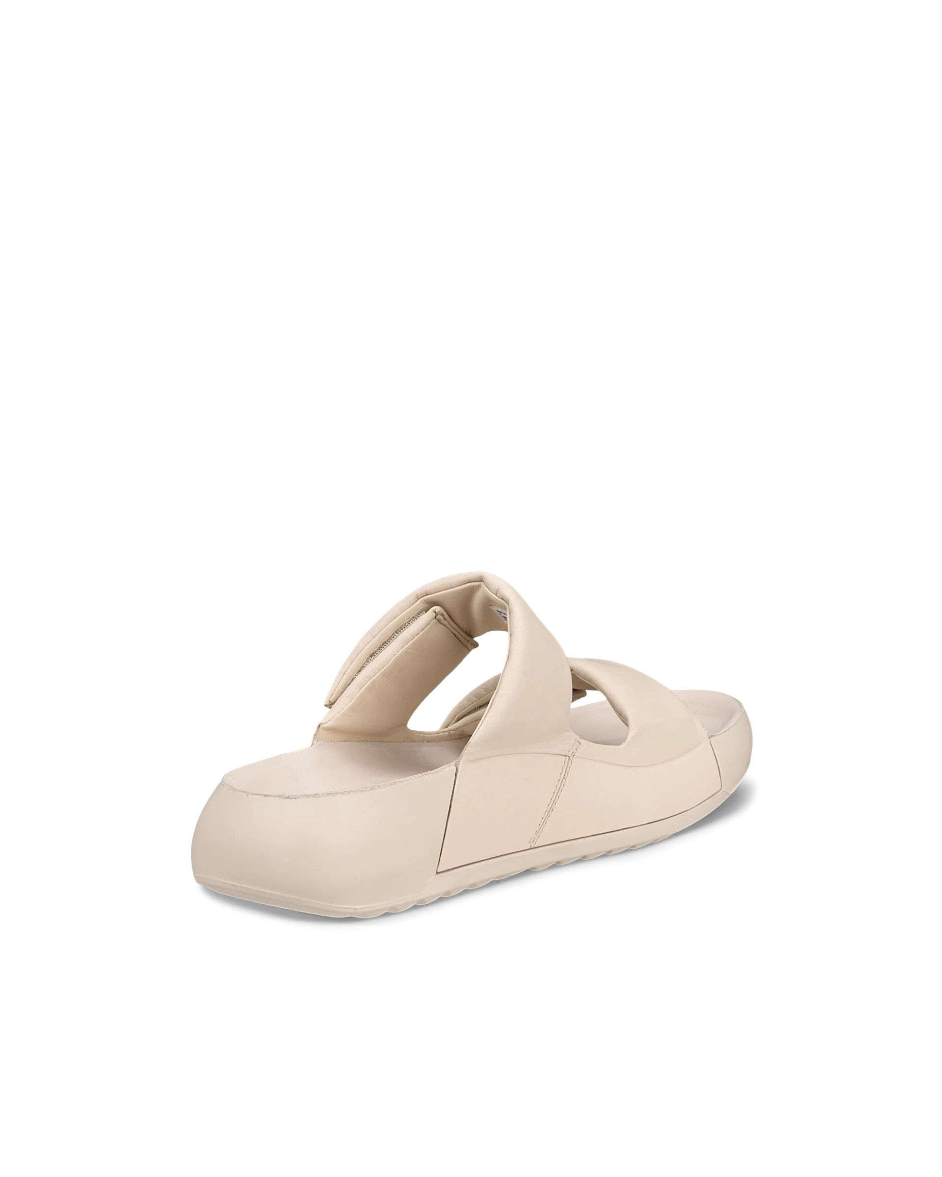 ECCO COZMO PF W Damen Ledersandale mit zwei Riemen Beige