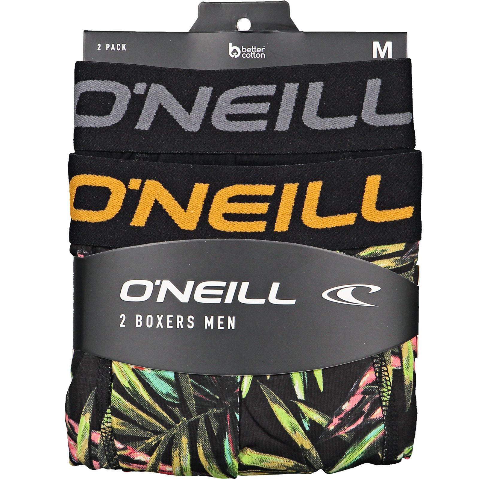 O'Neill Herren-Boxershorts 2 Stück M, schwarz