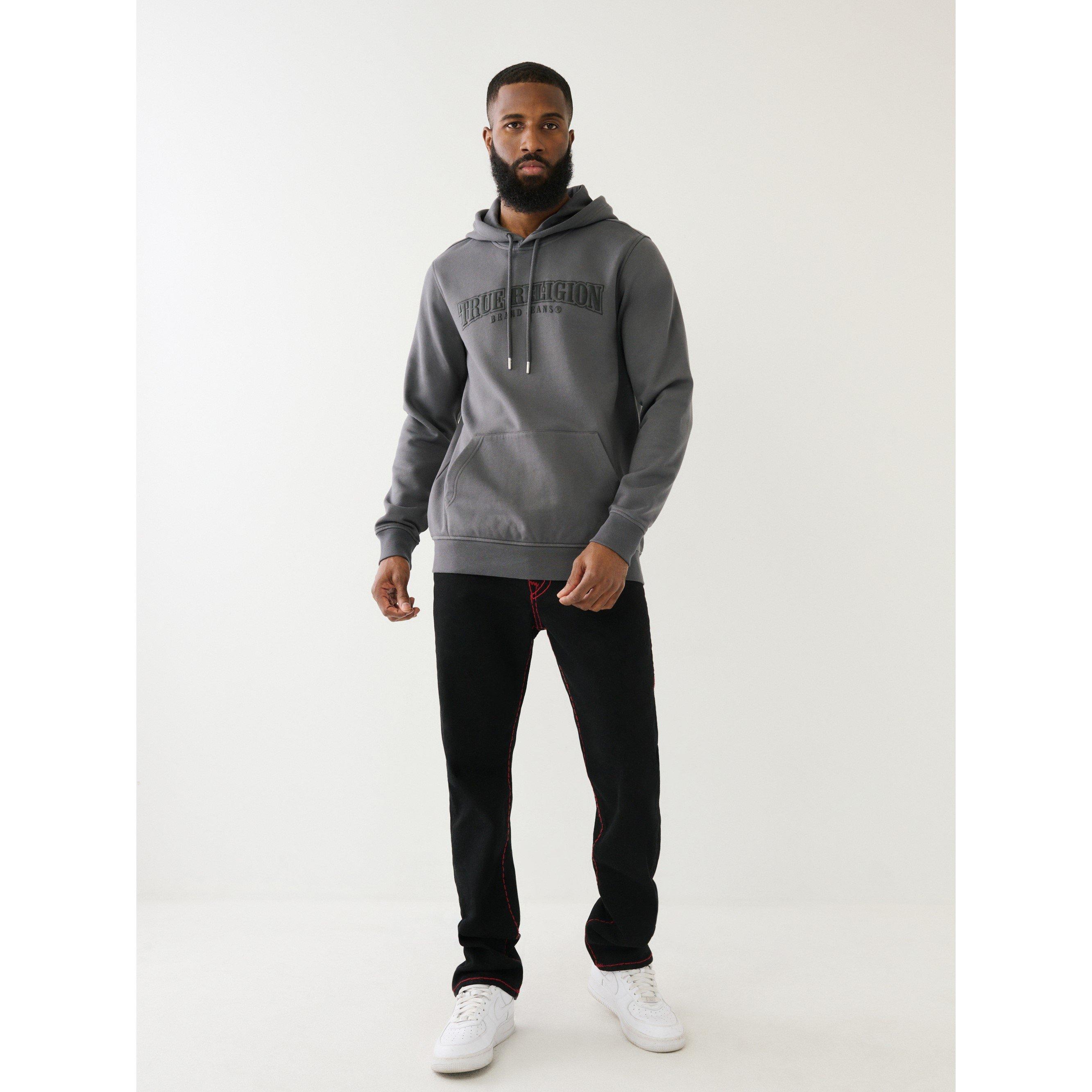 True Religion Painted Horseshoe Puff Print Hoodie