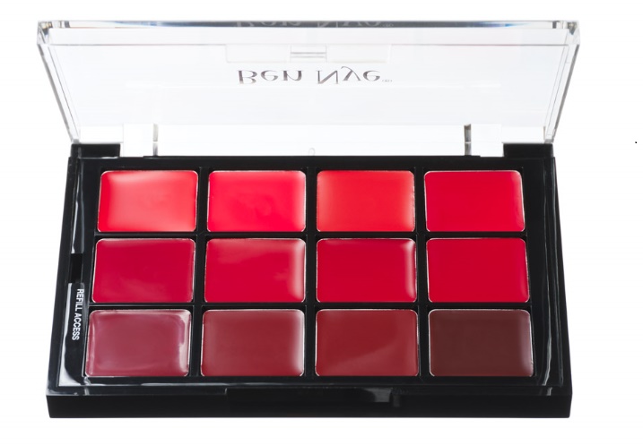 Ben Nye - STP35 All Red Lip Color, 12er Palette