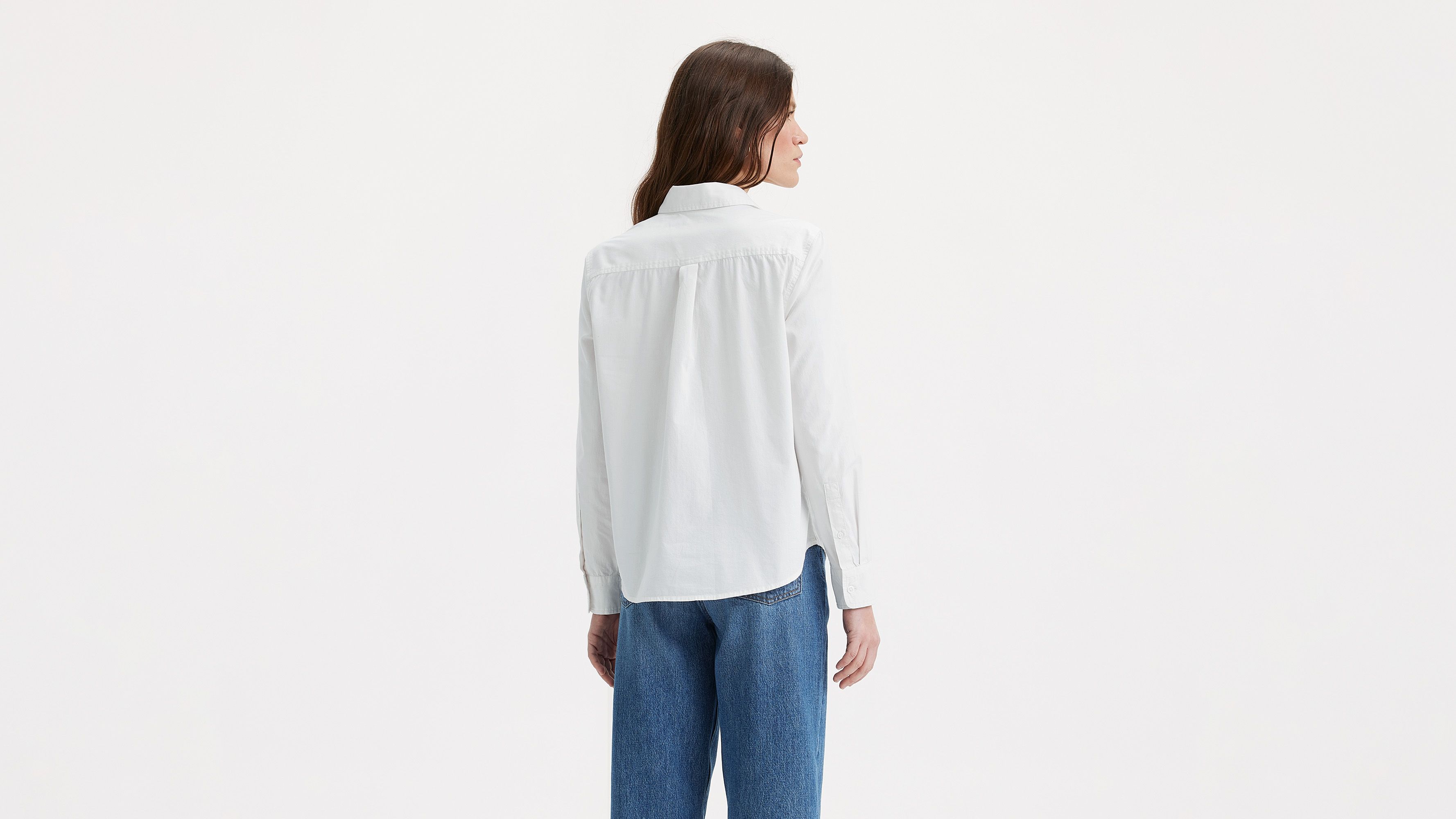 Classic Shirt - Bright White Plus Poplin - White