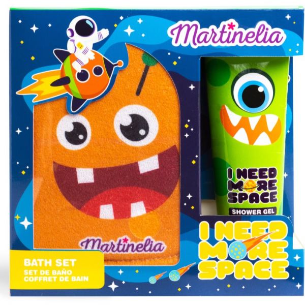 Martinelia Conjunto Gel De Banho 130ml e Luva Astronautas