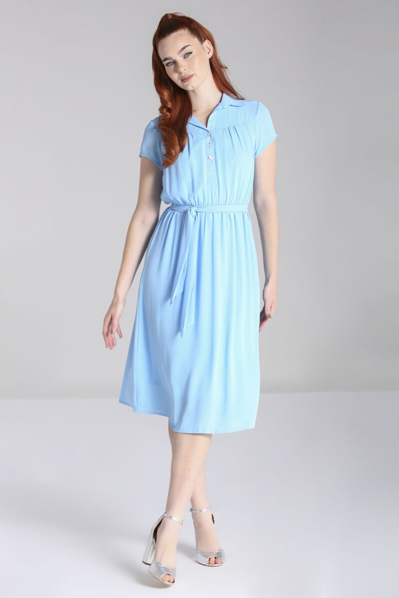 Pearl Dress | Hell Bunny Robe mi-longue