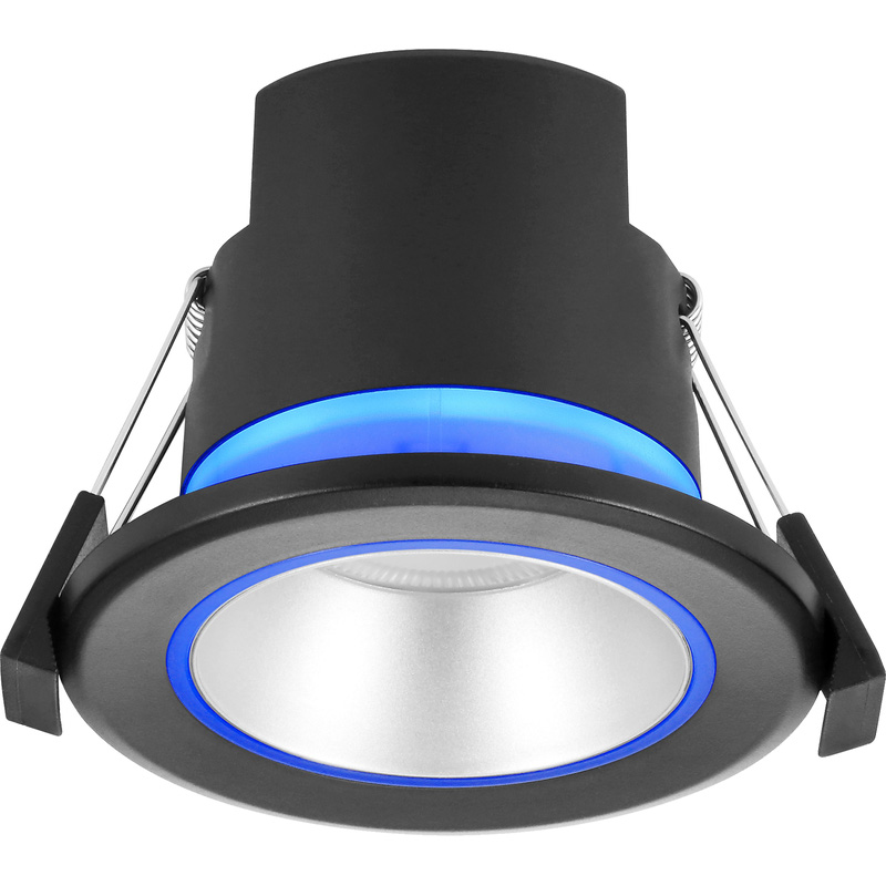 Sylvania SylSmart LED lamp spot 4.5W 2700K-6500K Zwart dimbaar