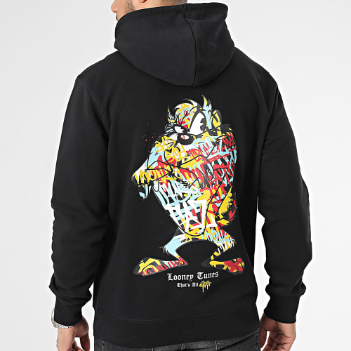 Sweat Capuche Taz Graff Noir