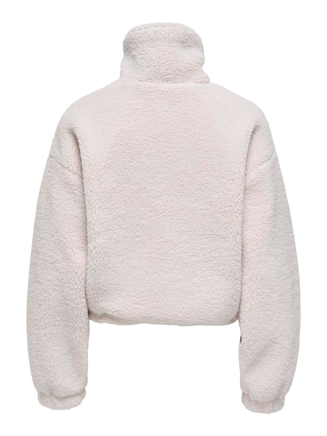 ONLSOL Teddyfell Jacke Pumice Stone
