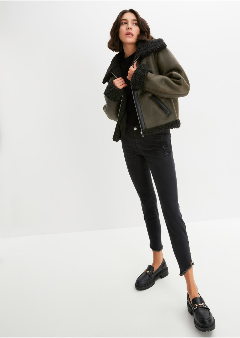 Veste synthétique imitation mouton