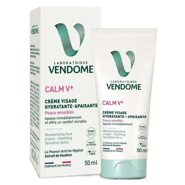 Vendôme Laboratories - CalMV+ Creme Facial Hidratante e Suavizante 50ml