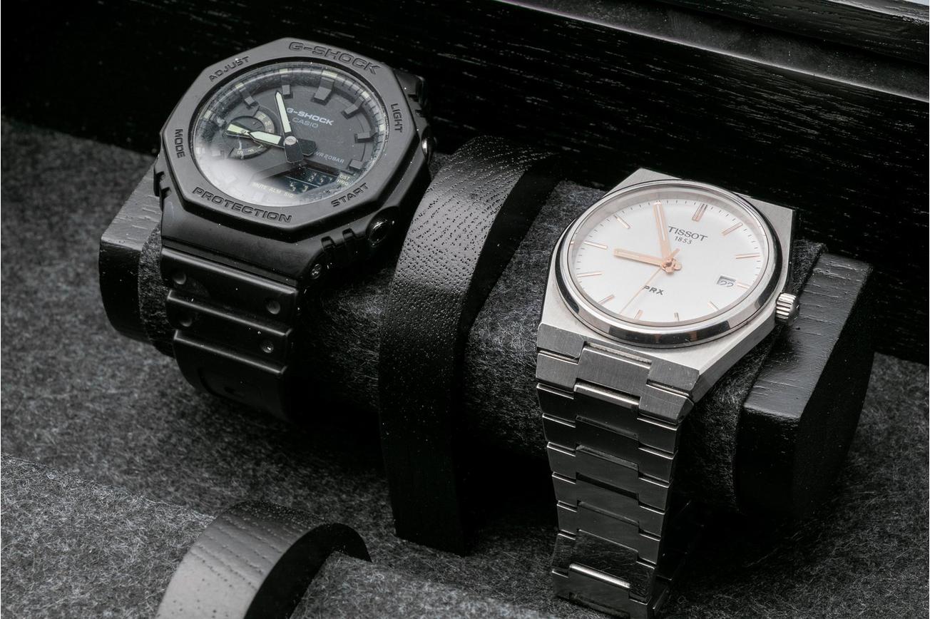 Holme & Hadfield Legacy Watch Display Case LGP-BK-985-1 Black, horloge display voor 17 stuks