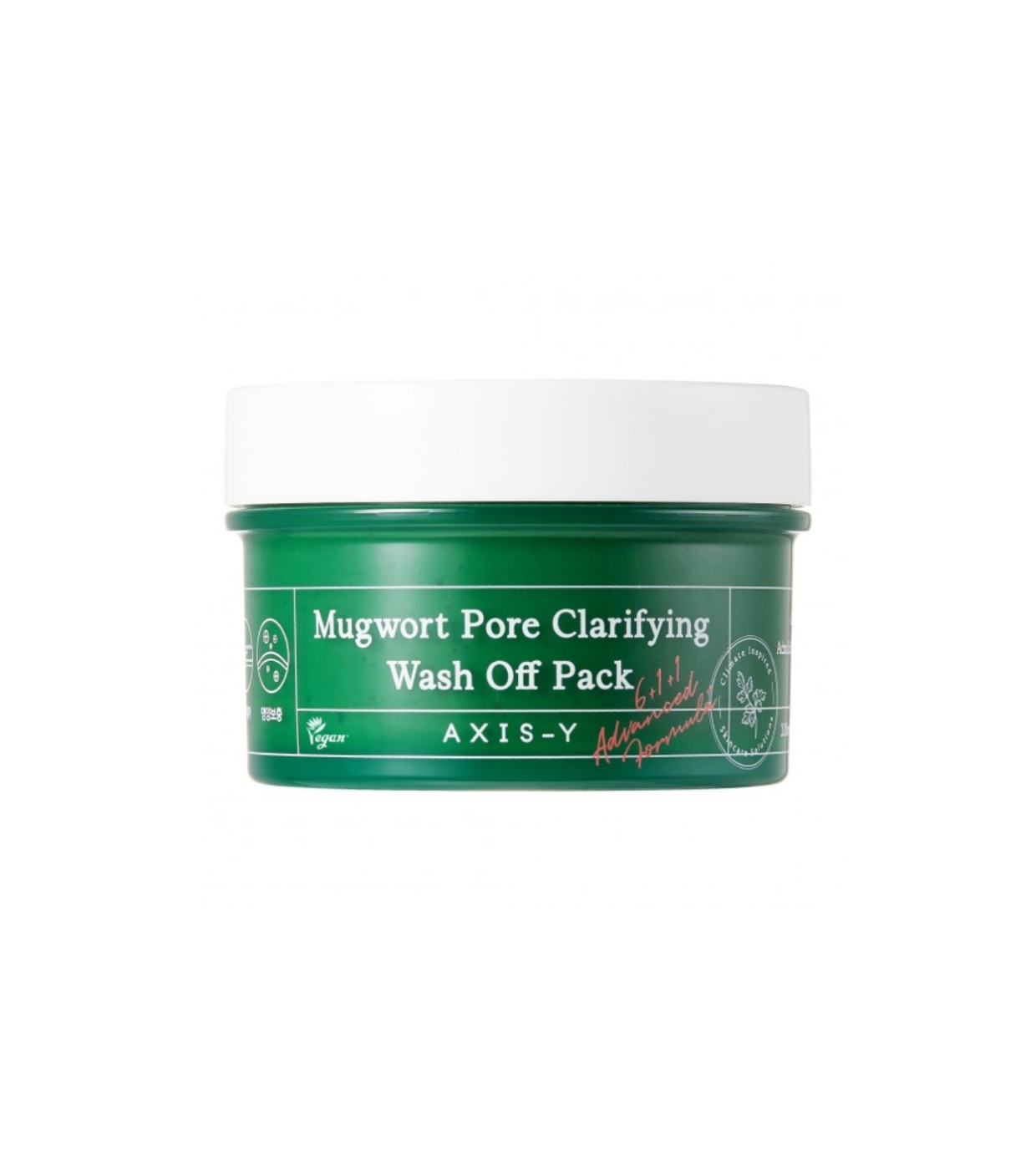 Axis-Y - Máscara Facial Esfoliante Mugwort Pore Clarifying Wash Off Pack