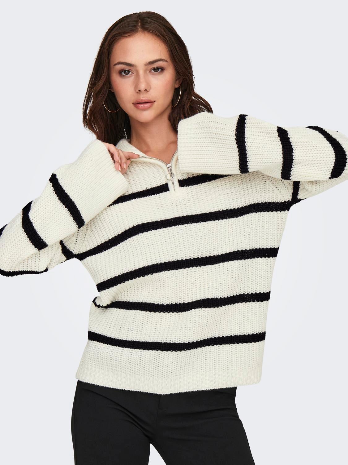 JDYJUSTY Strickpullover Eggnog