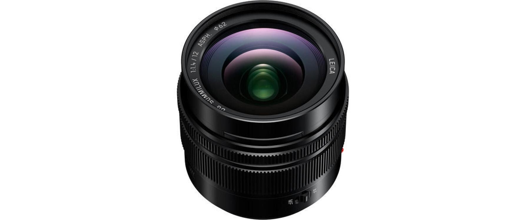 Festbrennweite 12mm F/1.4 – MFT<br>Weitwinkelobjektiv mit Festbrennweite
